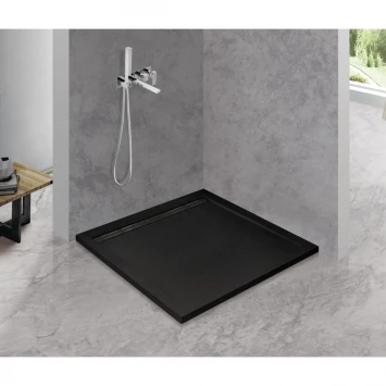 Душевой поддон из литьевого мрамора 100x100 см Cezares TRAY-AS-A-100-30-NERO