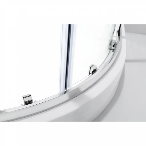 Душевой уголок Cezares Molveno MOLVENO-RH-22-120/110-P-Cr 120x110 см, профиль хром, стекло текстурное