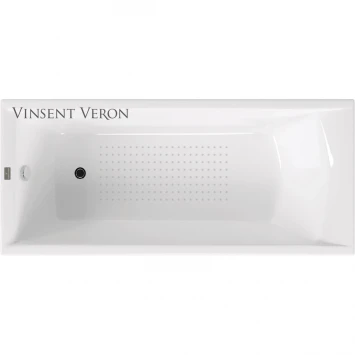 Ванна чугунная Vinsent Veron Devon VDV1757545-AS 175x75 см, с антискользящим покрытием, белый