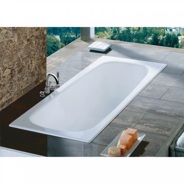 Ванна чугунная Roca Continental 21290300R 150x70 см, белый