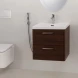 Смеситель для раковины BelBagno Due DUE-LVM/HGN-CRM-W0 с гигиеническим душем, без донного клапана, хром