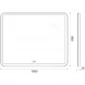 Зеркало 100x80 см BelBagno Marino SPC-MAR-1000-800-LED-TCH-WARM