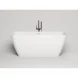Ванна из литьевого мрамора Salini S-Stone Agatha 100221M 179x82 см, отдельностоящая, белый матовый