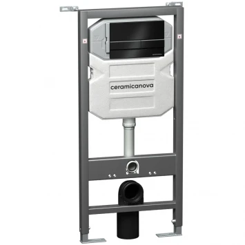 Комплект подвесной унитаз Ceramica Nova Metric CN3007 + система инсталляции Ceramica Nova Envision Flat CN1002B + CN1000