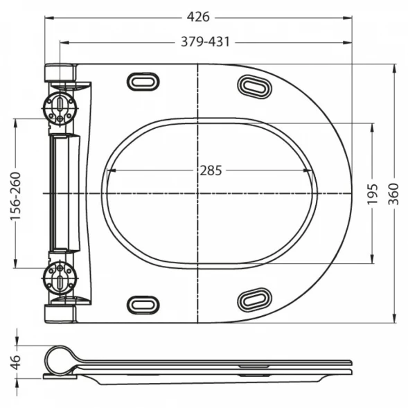 Сидение белое с механизмом Soft Close BelBagno BB4030SC
