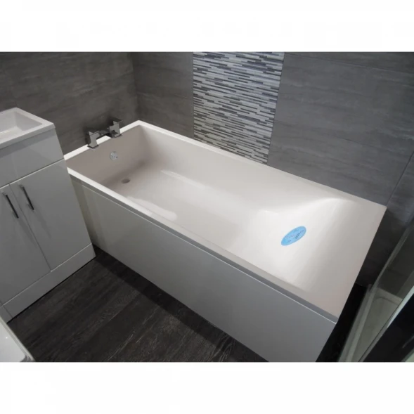 Ванна из литьевого мрамора Marmo Bagno Алесса New MB-ALN170-70 170x70 см, белый