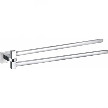 Полотенцедержатель Wonzon & Woghand Flat WW-9731 41,3 см, поворотный, двойной, хром