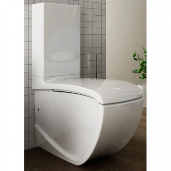 Сиденье для унитаза с микролифтом Artceram Hi-Line HIA001 01 71bi/cr