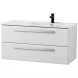 Тумба под раковину Cezares Eco ECO-CER-N-1000-2C-SO-BL-R 100 см R, подвесная, Bianco Lucido