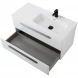 Тумба под раковину Cezares Eco ECO-CER-N-1000-2C-SO-BL-R 100 см R, подвесная, Bianco Lucido