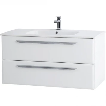 Тумба Bianco Lucido 97 см Cezares Eco ECO-CER-1000-2C-SO-BL