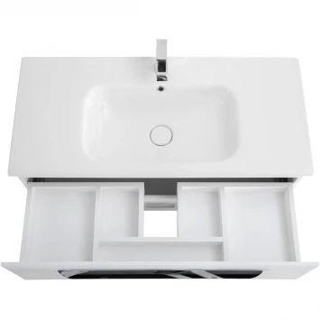 Тумба Bianco Lucido 97 см Cezares Eco ECO-CER-1000-2C-SO-BL