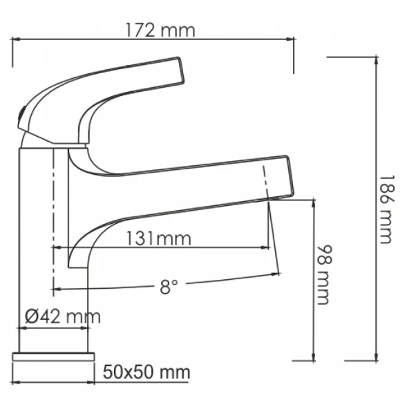 Смеситель для раковины  WasserKRAFT Sauer 7103