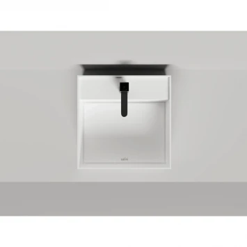 Раковина-чаша Salini S-Sense Armonia Square Top 02 130512TG 45x45 см, накладная, белый глянец