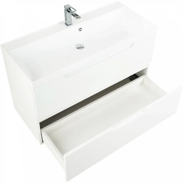 Тумба Bianco Lucido 99,6 см BelBagno Vittoria VITTORIA-1000-2C-SO-BL