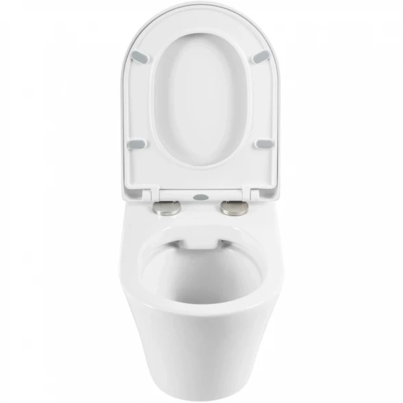 Унитаз подвесной BelBagno Flay-R BB506CH безободковый, белый