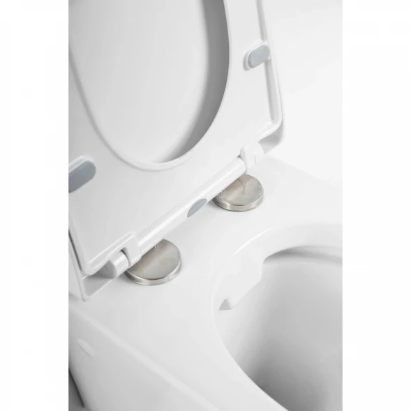 Унитаз подвесной BelBagno Flay-R BB506CH безободковый, белый