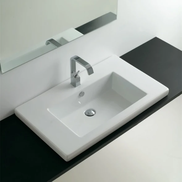 Раковина 86x51 см Artceram Gap GPL003 01 00 bi*1