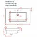 Раковина 86x51 см Artceram Gap GPL003 01 00 bi*1