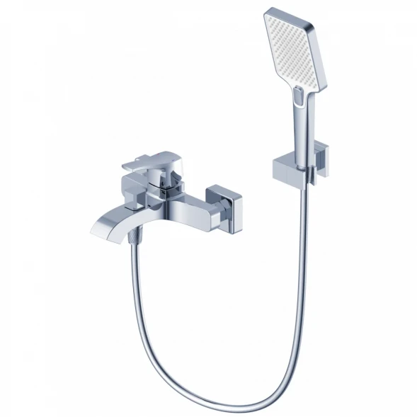 Смеситель для ванны Wonzon &amp; Woghand Flex WW-88037072-CR с душевым гарнитуром, хром