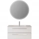 Тумба под раковину Cezares Eco ECO-CER-N-1000-2C-SO-BL 100 см, подвесная, Bianco Lucido