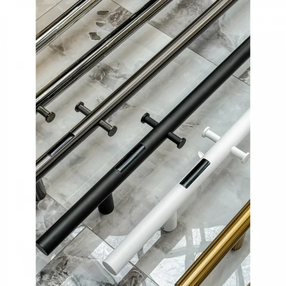 Полотенцесушитель электрический Boheme Uno 726-MW 1500x122, белый матовый