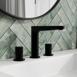Смеситель для раковины WasserKRAFT Fulda 5235 черный матовый