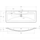 Раковина 120x45,5 см BelBagno Albano BB1200/455-LV-ART-ALR-NERO