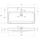 Раковина BelBagno Marino BB-8078-80 81x46 см, накладная, белый