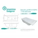 Ванна из литьевого мрамора Marmo Bagno Алесса New MB-ALN170-80 170x80 см, белый