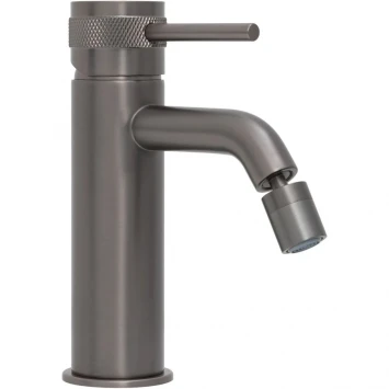 Смеситель для биде Allen Brau Priority 5.31A04-MG с донным клапаном, графит матовый