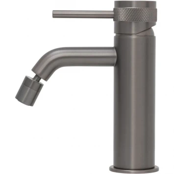 Смеситель для биде Allen Brau Priority 5.31A04-MG с донным клапаном, графит матовый
