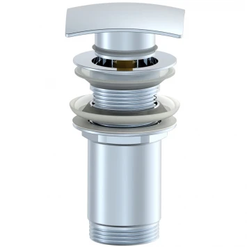 Донный клапан для раковины Wonzon &amp; Woghand WW-88SS08-CR без перелива, хром