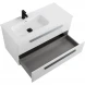 Тумба под раковину Cezares Eco ECO-CER-N-1000-2C-SO-BL-L 100 см L, подвесная, Bianco Lucido