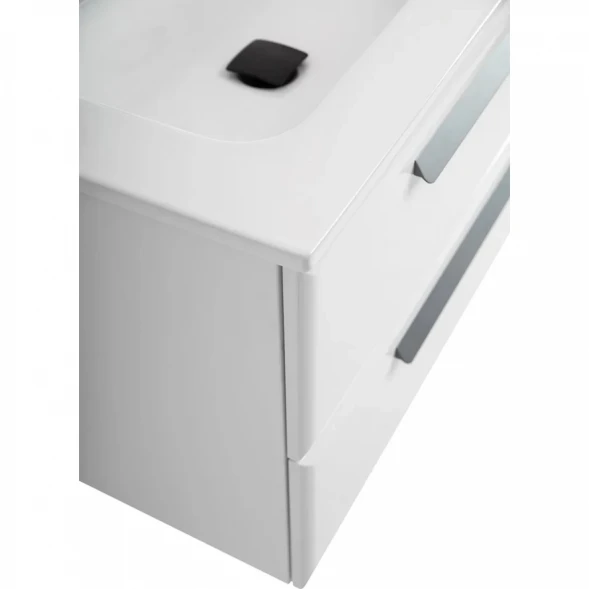 Тумба под раковину Cezares Eco ECO-CER-N-1000-2C-SO-BL-L 100 см L, подвесная, Bianco Lucido