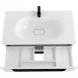 Тумба Bianco Lucido 89,8 см Cezares Eco ECO-900-2C-SO-BL
