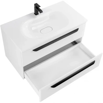 Тумба Bianco Lucido 89,8 см Cezares Eco ECO-900-2C-SO-BL