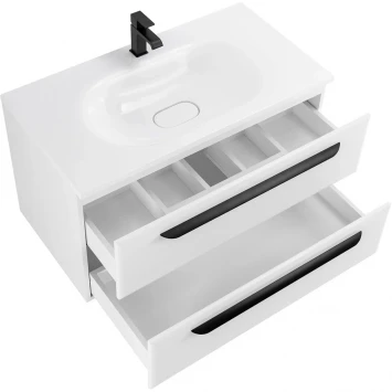 Тумба Bianco Lucido 89,8 см Cezares Eco ECO-900-2C-SO-BL