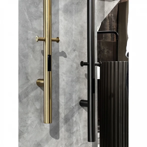 Полотенцесушитель электрический Boheme Uno 726-MG 1500x122, золотой матовый