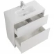 Тумба под раковину BelBagno Kraft KRAFT39-800/390-2C-PIA-BO 80,5 см, напольная, Bianco Opaco