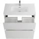 Тумба под раковину BelBagno Kraft KRAFT39-800/390-2C-PIA-BO 80,5 см, напольная, Bianco Opaco