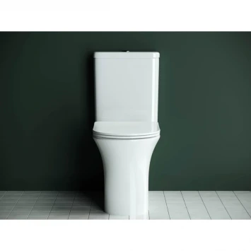 Унитаз-компакт Ceramica Nova Star CN1904 безободковый, с сиденьем микролифт, белый
