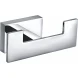 Крючок Wonzon &amp; Woghand Flat WW-9725 двойной, для ванны, хром