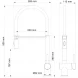 Смеситель для кухни Wonzon &amp; Woghand WW-88438003-MB с гибким изливом, черный матовый