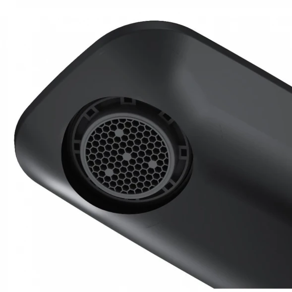 Смеситель для раковины Am.Pm Inspire 2.0 F50A02522 без донного клапана, черный матовый