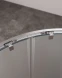 Душевой уголок Cezares Molveno MOLVENO-RH-2-110/80-P-Cr 110x80 см, профиль хром, стекло текстурное