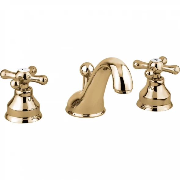 Смеситель для раковины Emmevi Deco Classic 12033/BR с донным клапаном, бронза