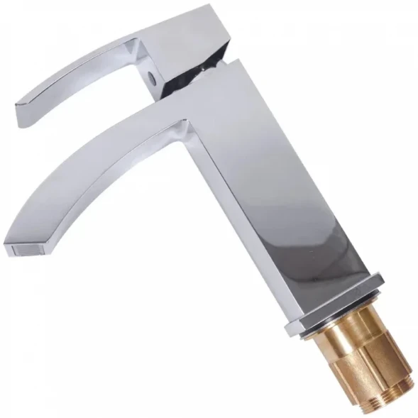 Смеситель для раковины Hansberge Cubito H1077C хром