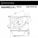 Акриловая ванна Whitecross Aquarella 0108.170110.100.SMART.WH 170x110 см L, с гидромассажем, угловая, белый
