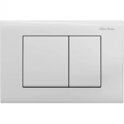 Кнопка смыва Allen Brau Liberty 9.20002.20 для инсталляции, белый глянец